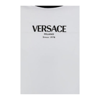 Versace White Viscose T-Shirt
