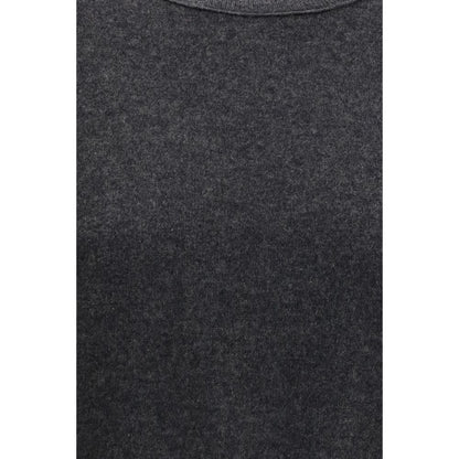 Lisa Yang Gray Fleece Wool T-Shirt
