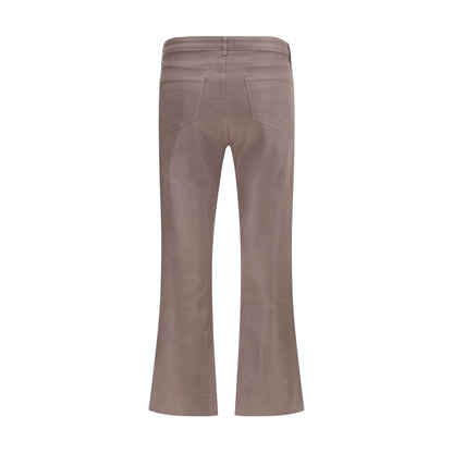 L'Agence Beige Cotton Casual Pants