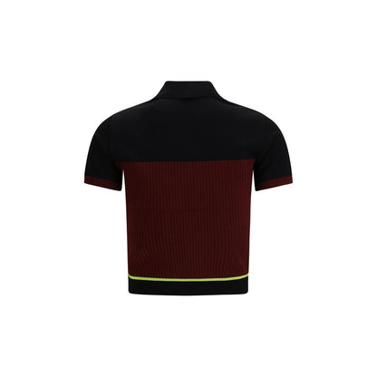 Casablanca Multicolor Viscose Polo Shirt
