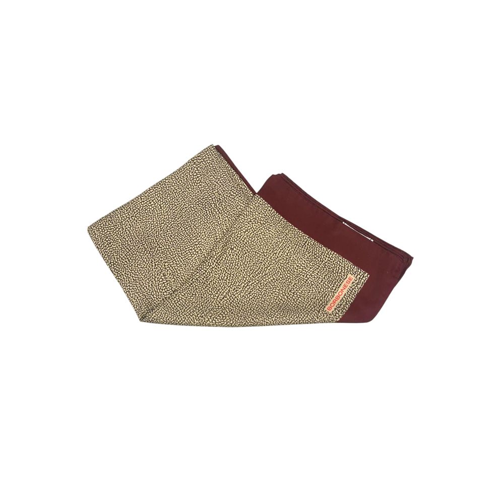 Borbonese Red Silk Women Scarf