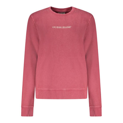 Guess Jeans Red Cotton Women Sweatshirt