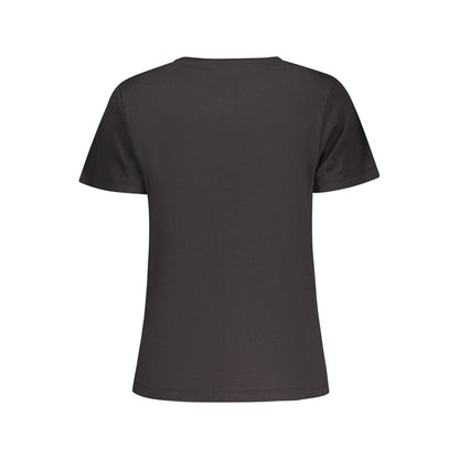 Pepe Jeans Black Cotton Women T-Shirt