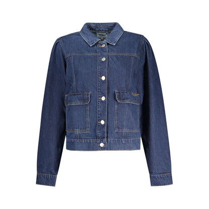Pepe Jeans Blu Cotton Women Jacket