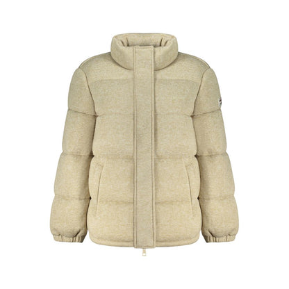 Guess Jeans Beige Polyester Coat
