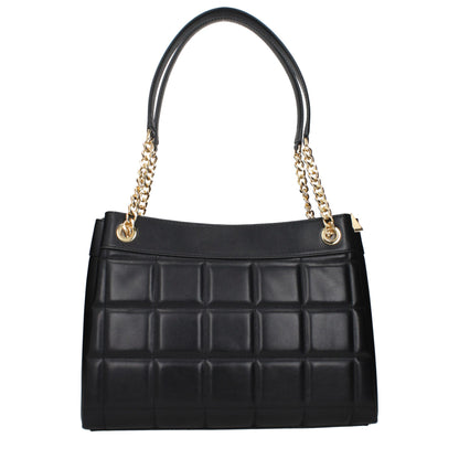 Michael Kors Black Leather Shoulder Bag