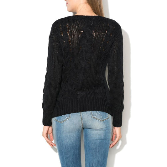 Gas Black Wool Sweatshirt