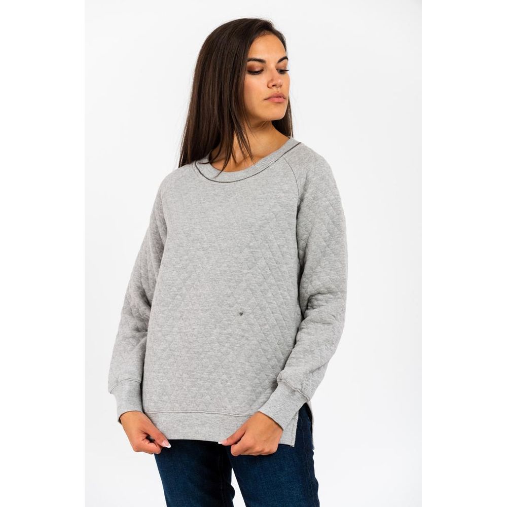 Gas Gray Cotton Sweatshirt