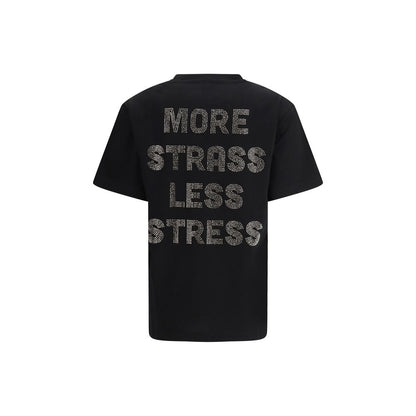 PINKO Black Cotton T-Shirt