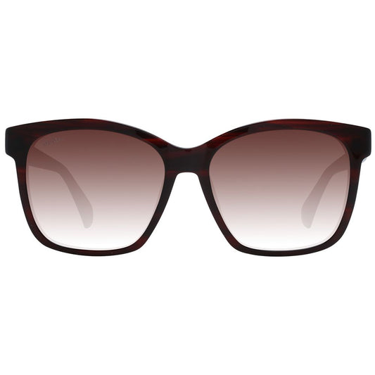 Max Mara Burgundy Plastic Sunglasses