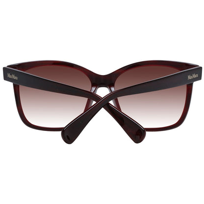 Max Mara Burgundy Plastic Sunglasses