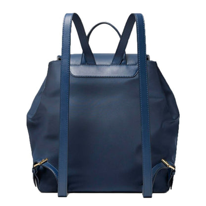 Michael Kors Blue Canvas Backpack