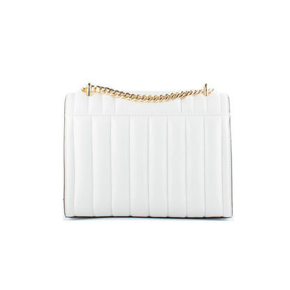 Michael Kors White Leather Shoulder Bag
