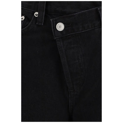 Agolde Black Cotton Jeans Denim