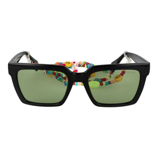 Guess Black Stainless Steel Sunglasses