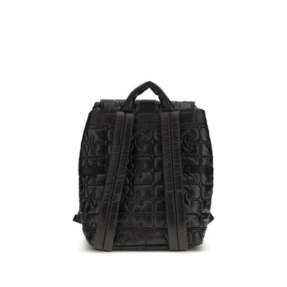 Ganni Black Recycled Polyamide Backpack
