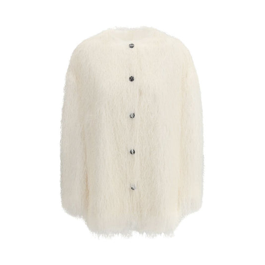 Loulou De Saison White Polyester Coat