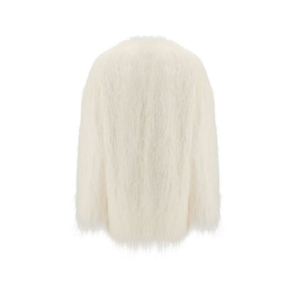 Loulou De Saison White Polyester Coat