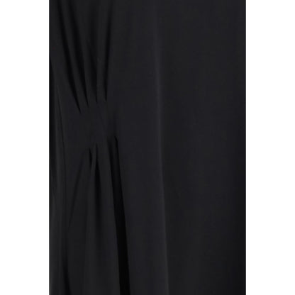 Loulou De Saison Black Cotton Casual Dress