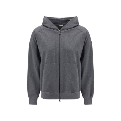 Brunello Cucinelli Gray Cotton Sweatshirt