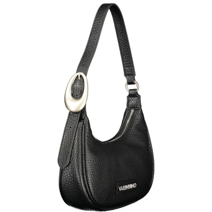 Mario Valentino Black Polyurethane Women Shoulder Bag