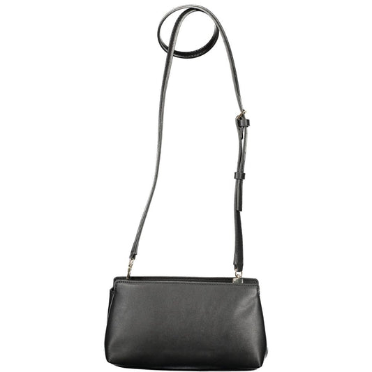 Guess Jeans Nero Poliuretano Female Shoulder Bag