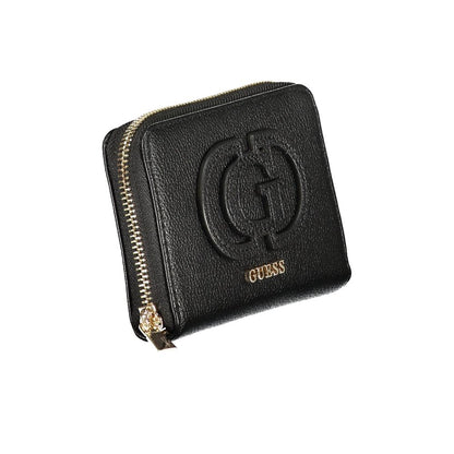 Guess Jeans Nero Poliuretano Women Wallet
