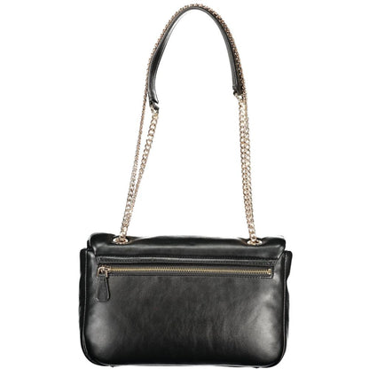 Guess Jeans Nero Poliuretano Women Handbag