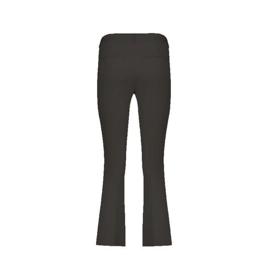 Herno Black Elastane Flared Pants