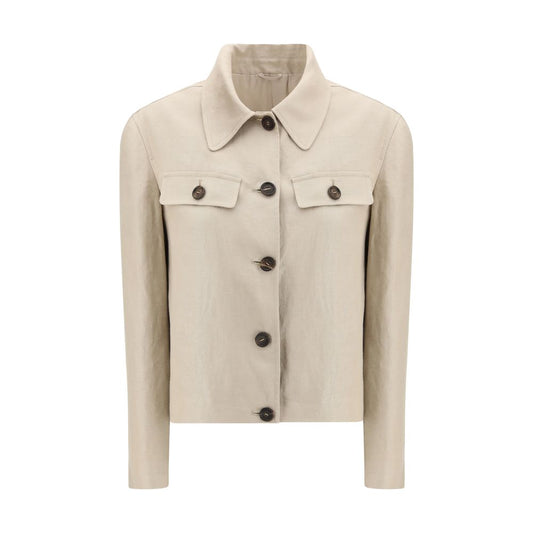 Brunello Cucinelli Beige Linen Clothing