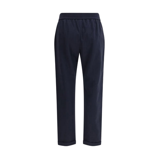 Brunello Cucinelli Blue Cotton Joggers (Workout Pants)