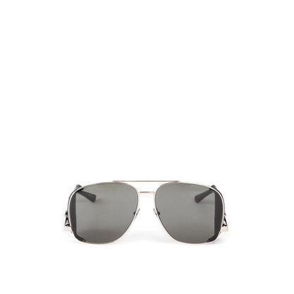 Saint Laurent Silver Metal Sunglasses