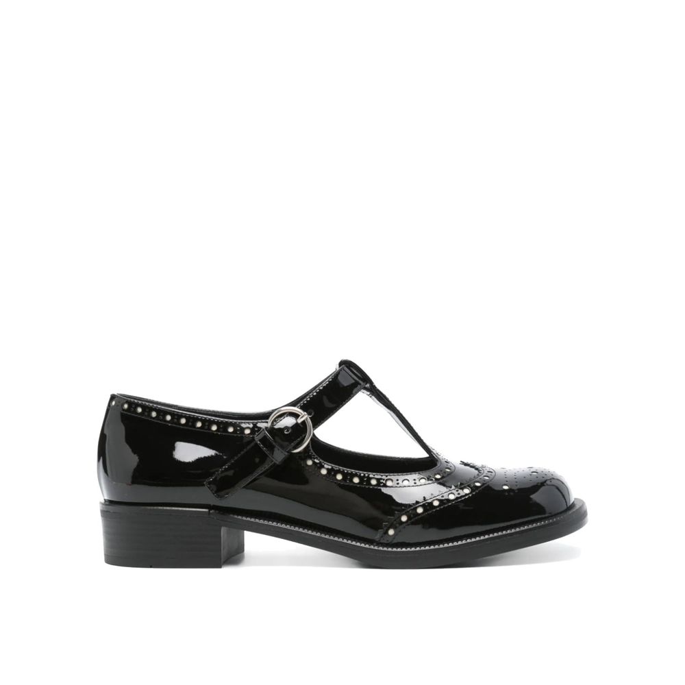 Miu Miu Black Calfskin Shoes