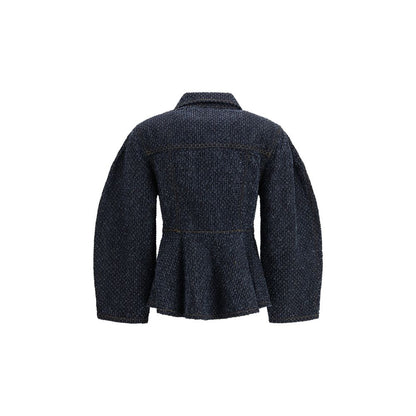 Ganni Blue Cotton Denim Jacket