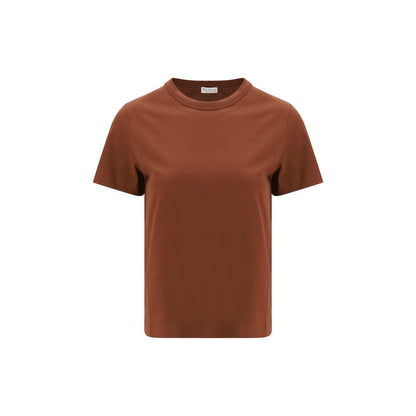Brunello Cucinelli Brown Cotton T-Shirt