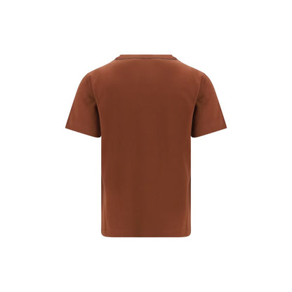 Brunello Cucinelli Brown Cotton T-Shirt