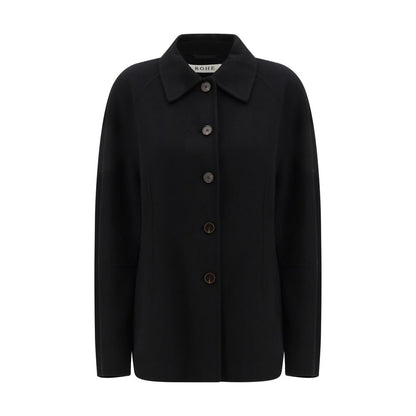Rohe Black Wool Coat