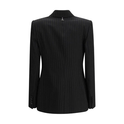 Blazer in lana nera Alexander McQueen