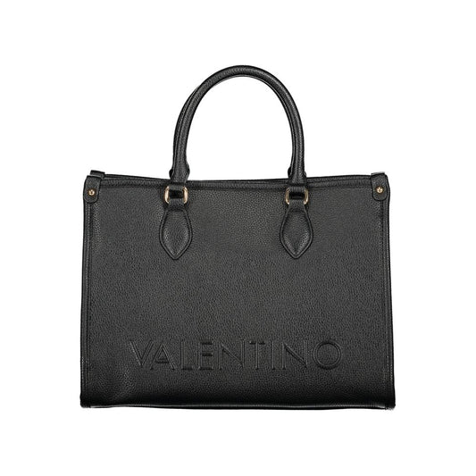 Mario Valentino Black Polyurethane Women Handbag