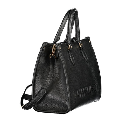 Mario Valentino Black Polyurethane Women Handbag
