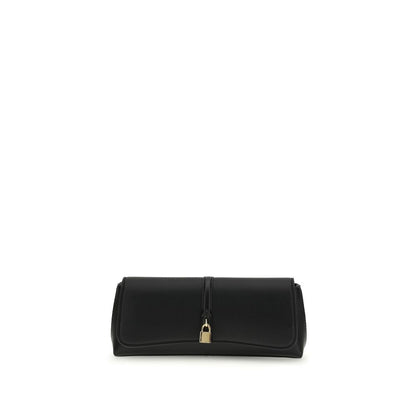 Stella McCartney Black Hemp Clutch Bag
