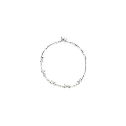 Self-Portrait Silver Brass Necklace