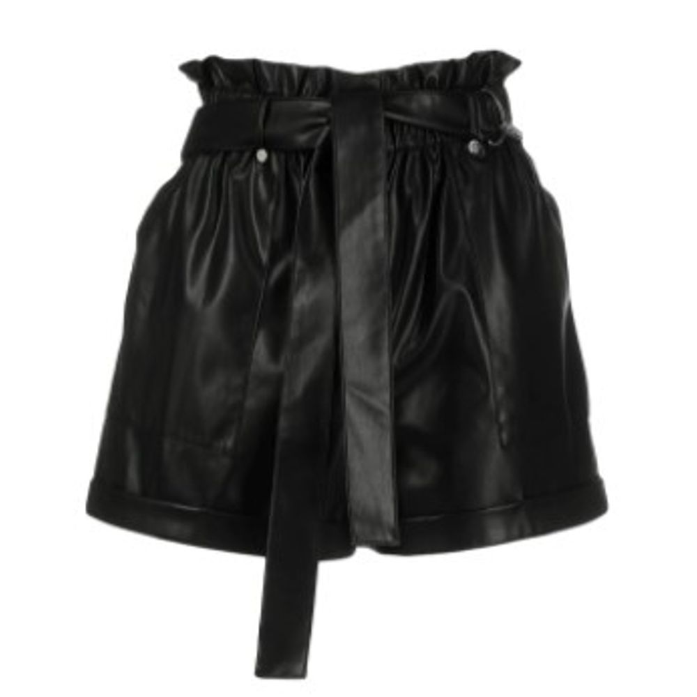 Patrizia Pepe Black Polyethylene Shorts