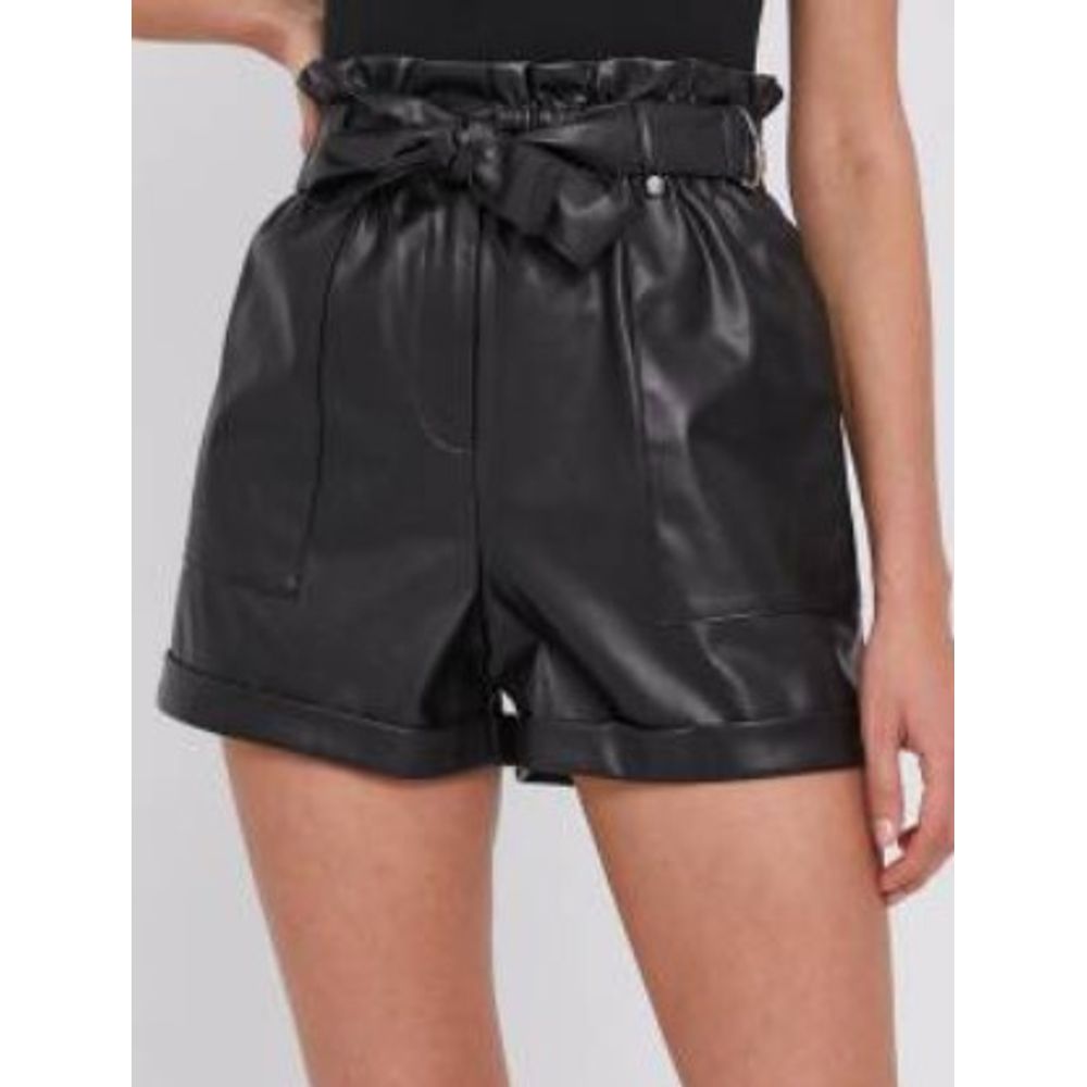 Patrizia Pepe Black Polyethylene Shorts