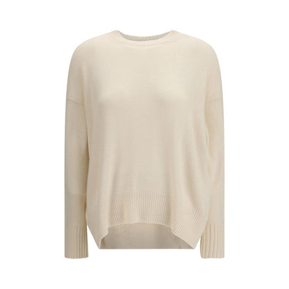 Allude Cream Cashmere Cashmere Sweater