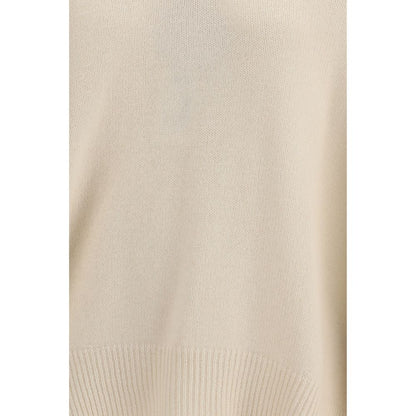 Allude Cream Cashmere Cashmere Sweater