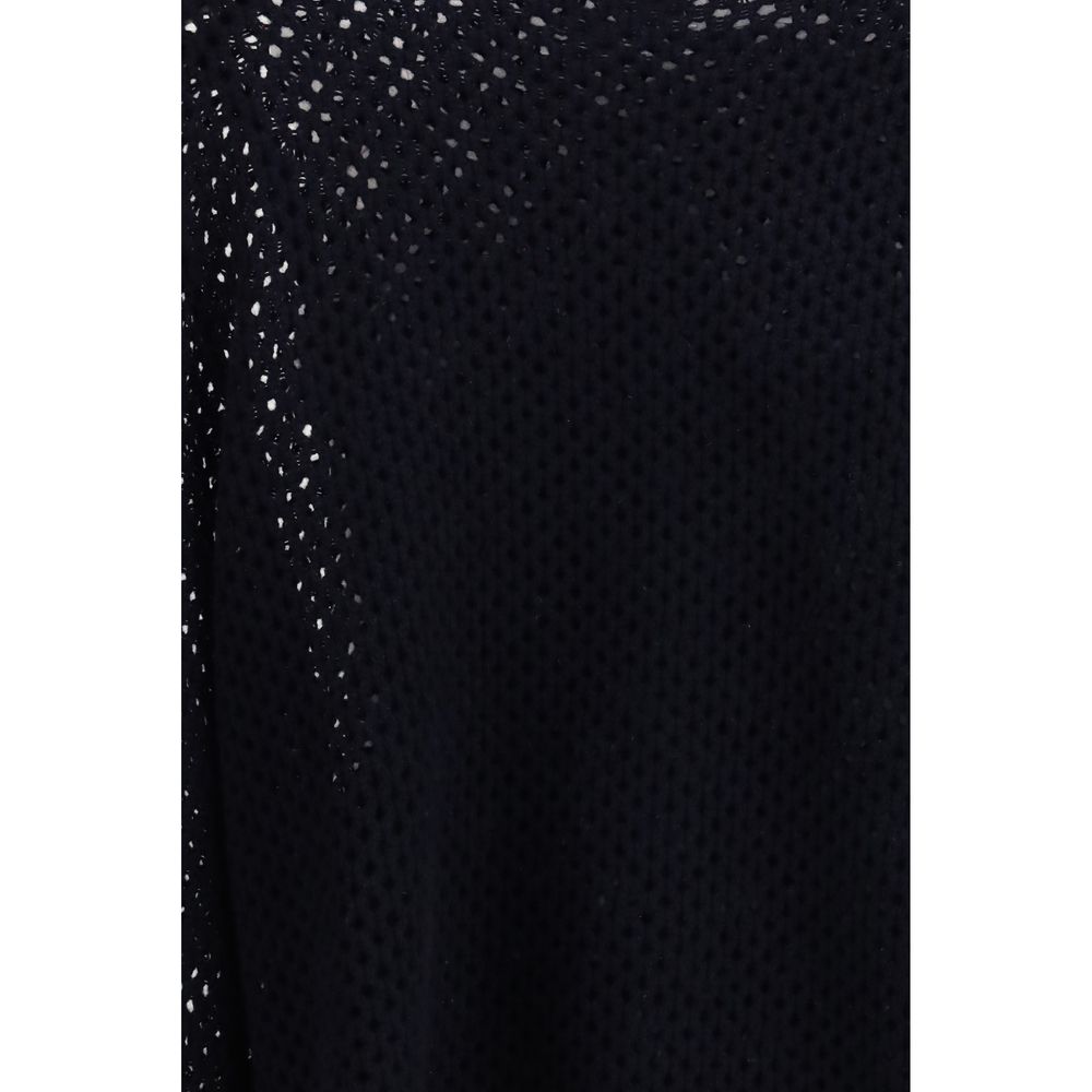 Felpa in pile di lana blu Allude