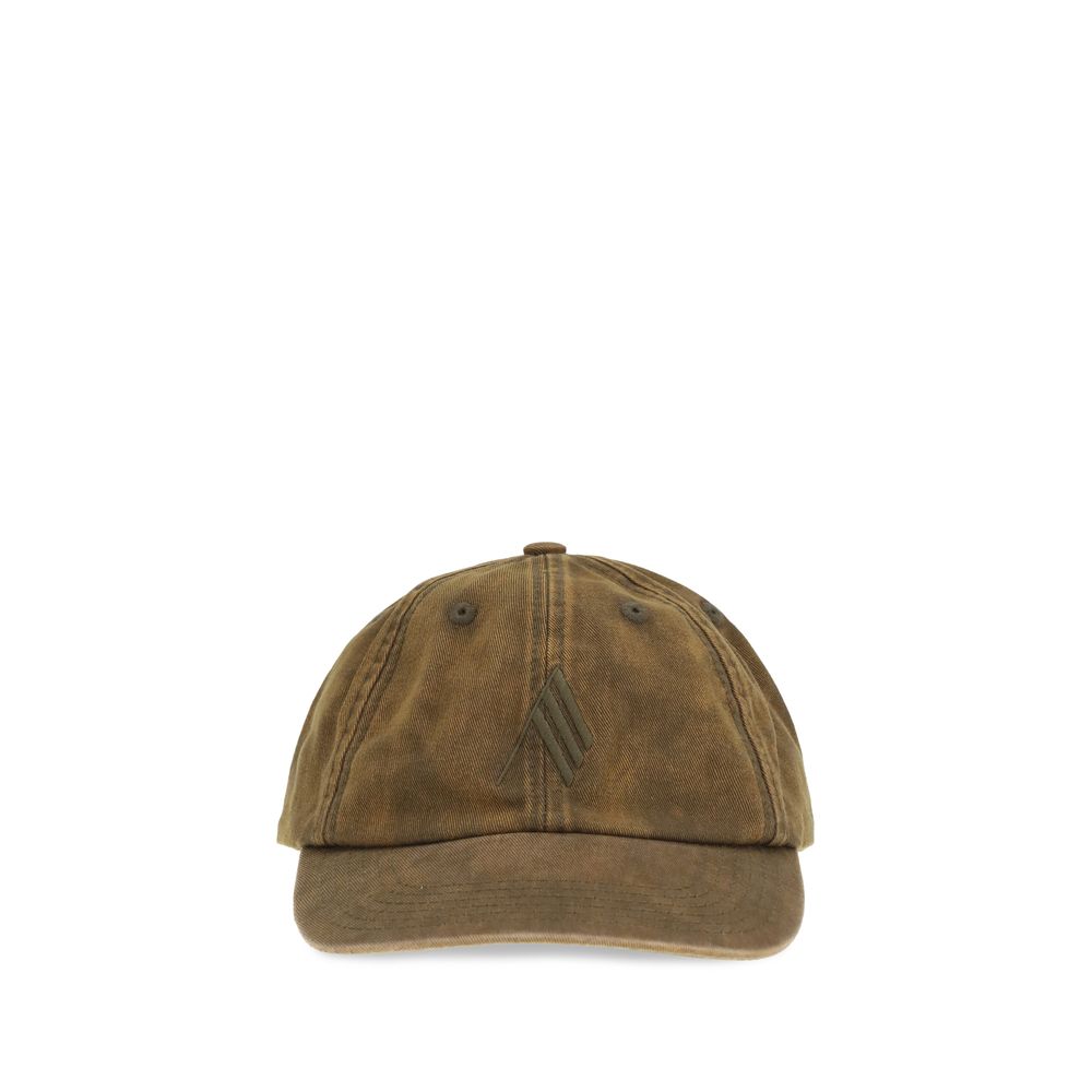 The Attico Brown Cotton Cap (Baseball Hat)