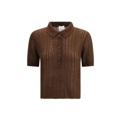 Felpa Allude in cashmere marrone