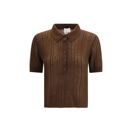 Felpa Allude in cashmere marrone